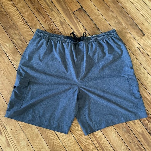True Nation Other - True Nation Mens Dark Gray Swim Shorts Sz 3XL